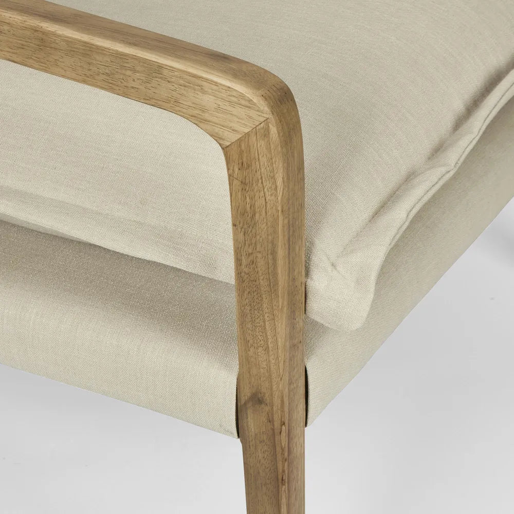 Coolum Fabric Armchair - Natural