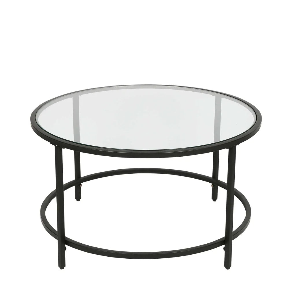 Maleny Coffee Table Glass - Black