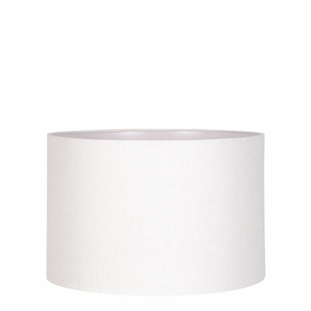 Java Cylinder Lamp Shade Large - White