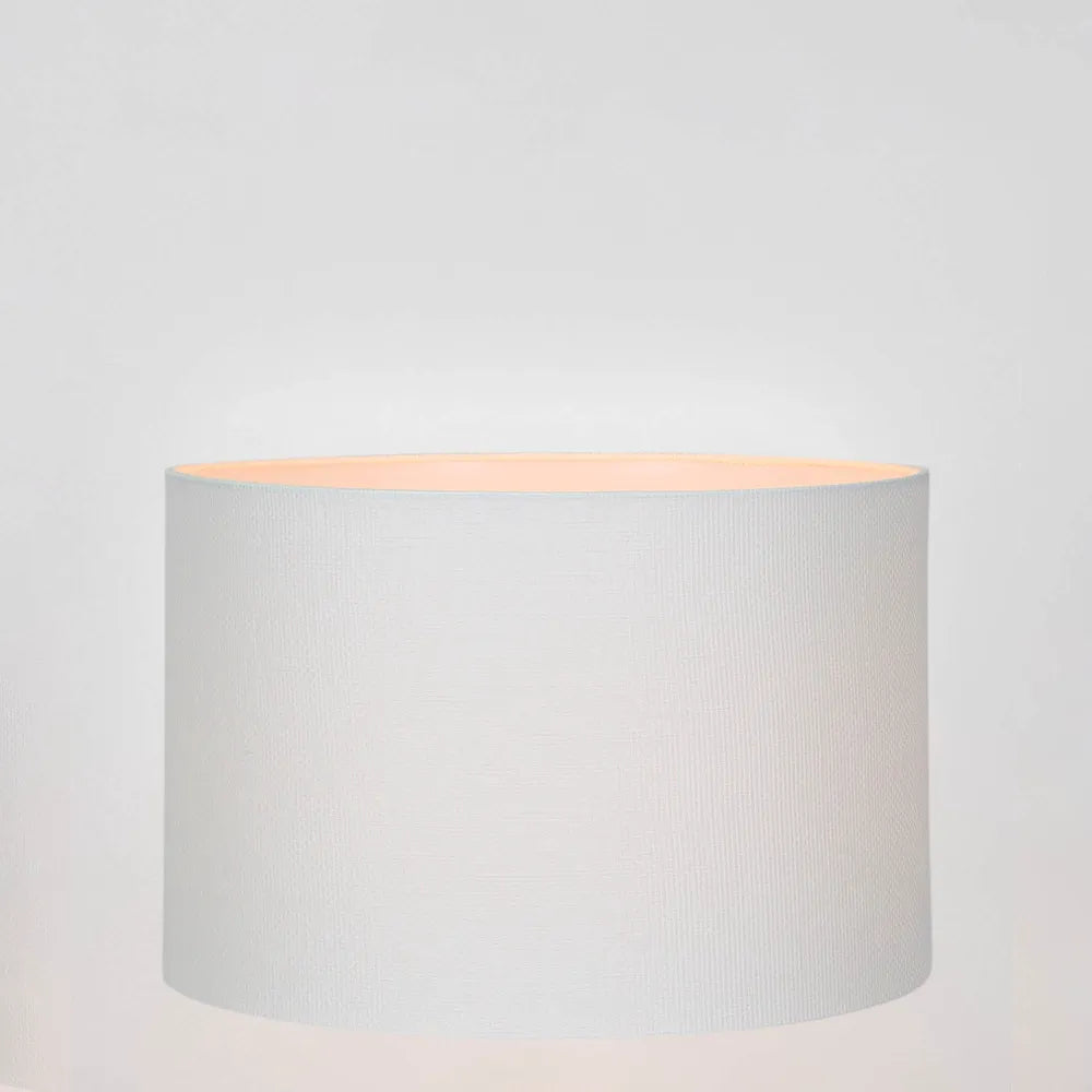 Java Cylinder Lamp Shade Large - White