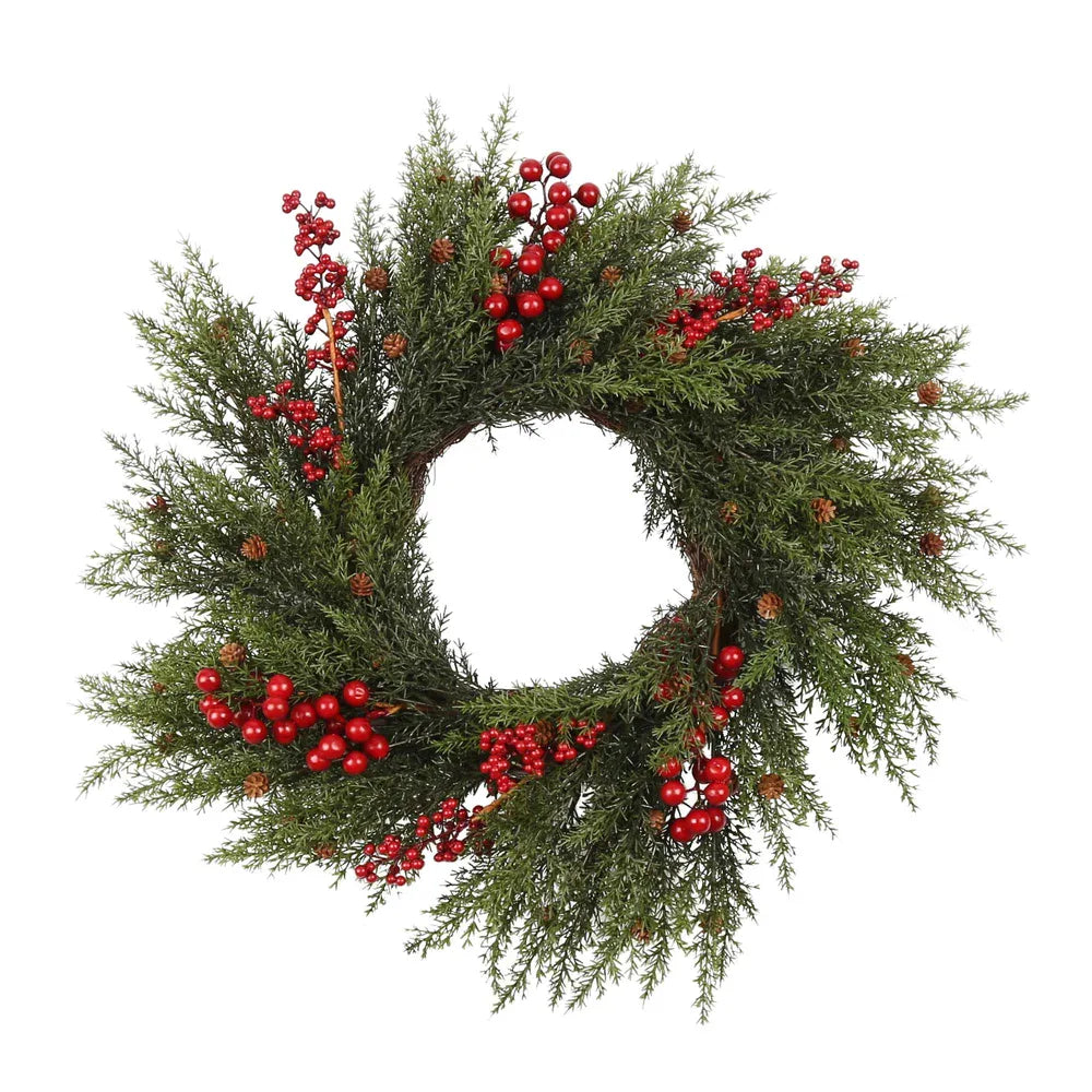 Floriade Berry Wreath Green Set of 2