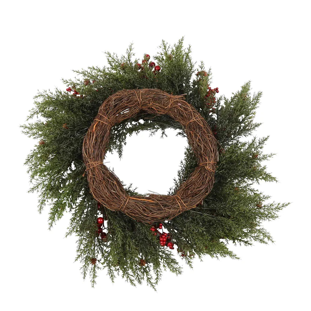 Floriade Berry Wreath Green Set of 2