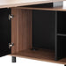 1.8m Executive Desk Right Return with Black Legs - Walnut - image 7