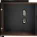 1.8m Executive Desk Right Return with Black Legs - Walnut - image 8
