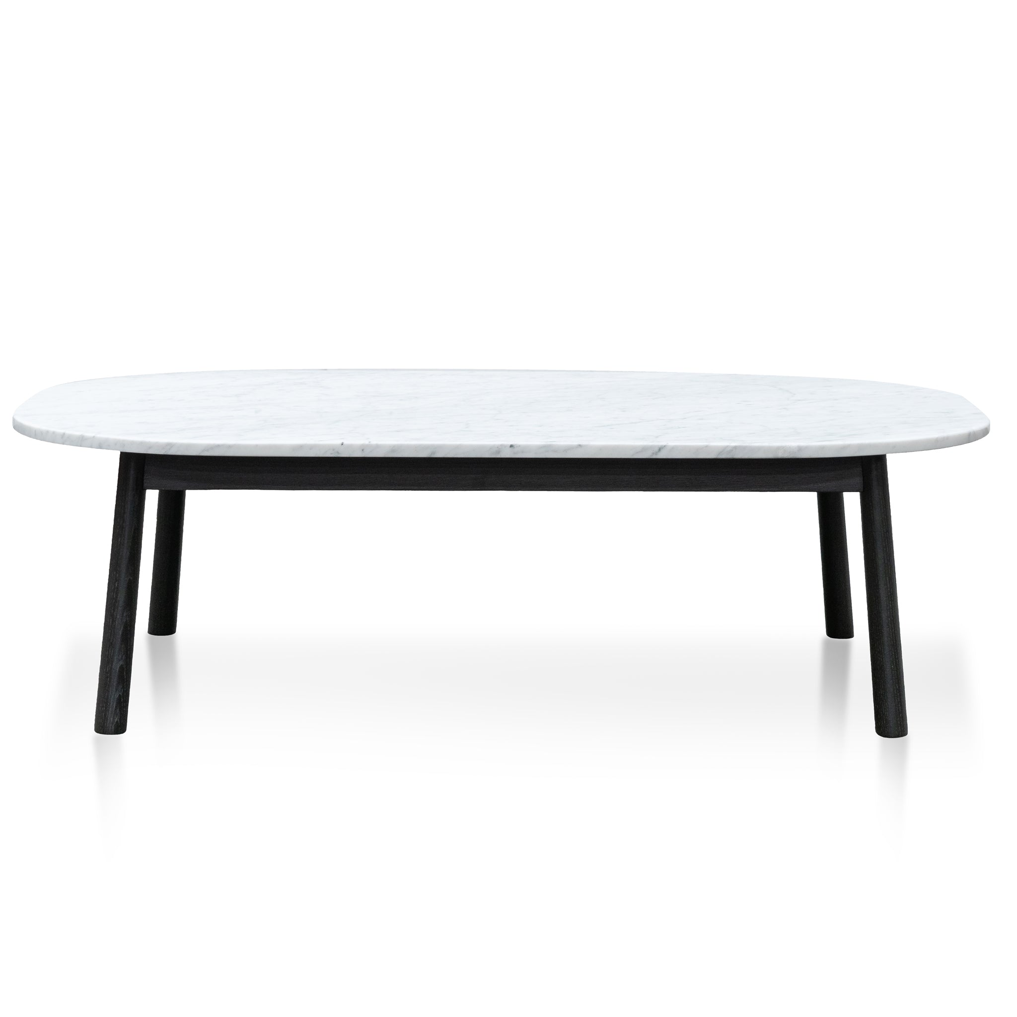 CCF6160-SD 110cm Marble Coffee Table - Black Base