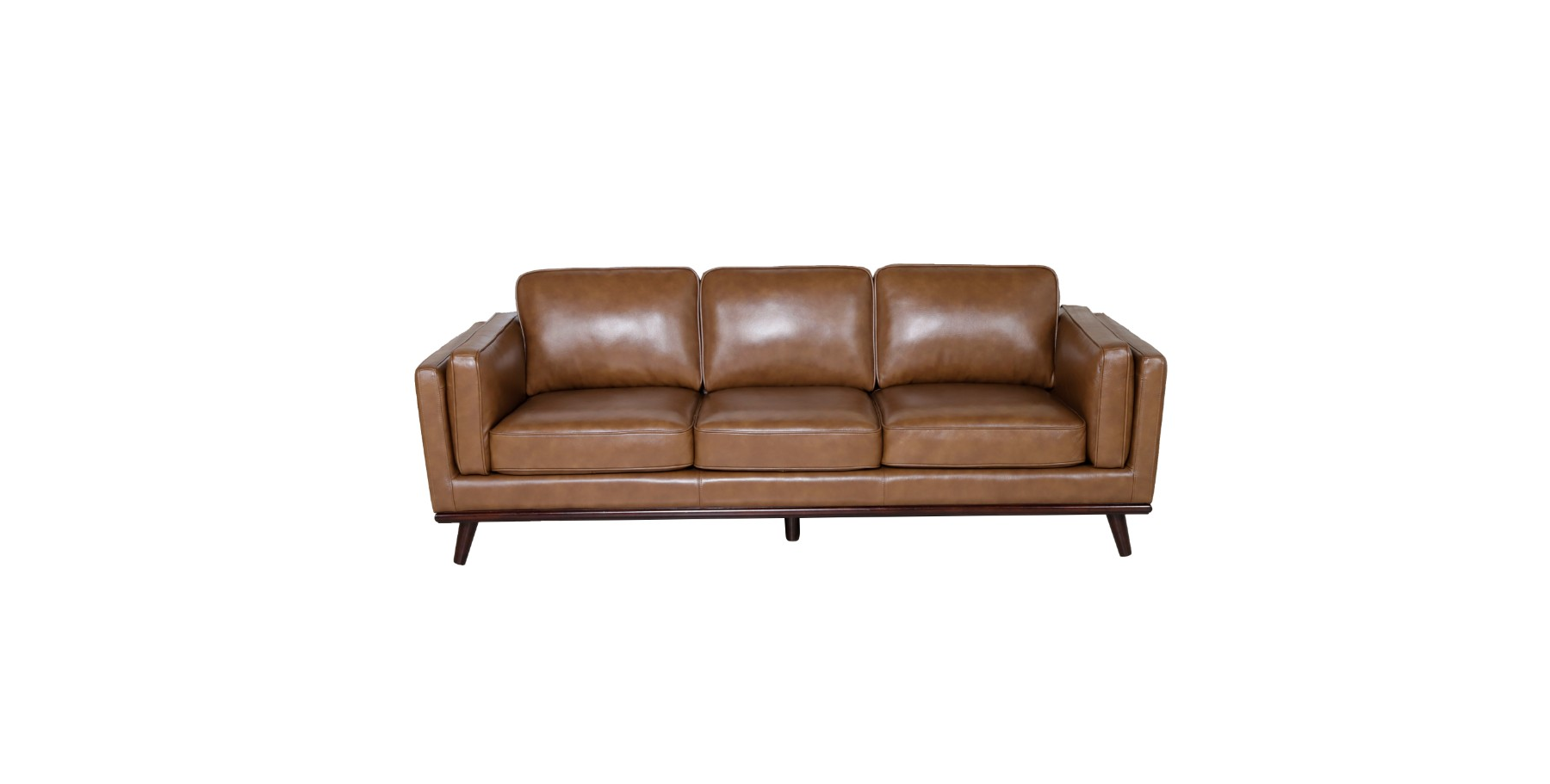 Riley Leather Sofa In Antique Handrubbed