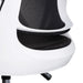 Black Office Chair - White Arm and Base - image 10