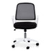 Black Office Chair - White Arm and Base - image 2