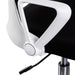 Black Office Chair - White Arm and Base - image 7