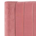 King Bed Frame - Blush Peach Velvet - image 5