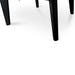100cm Marble Coffee Table with Black Legs - image 2