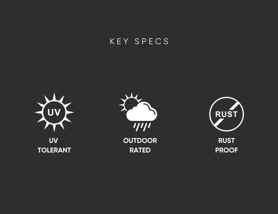 Halki Stackable Outdoor Chair - Charcoal