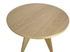 80cm Round Dining Table - Natural - image 3