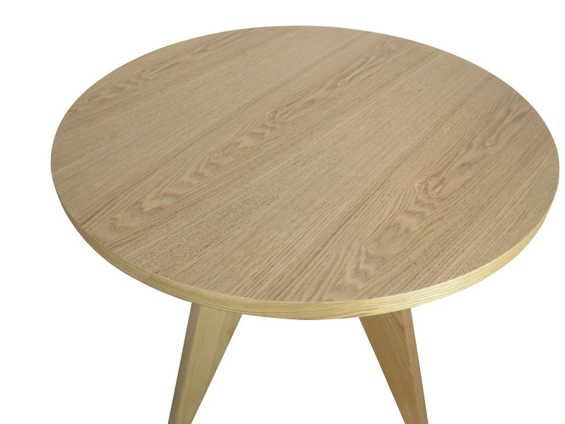 80cm Round Dining Table - Natural - image 3