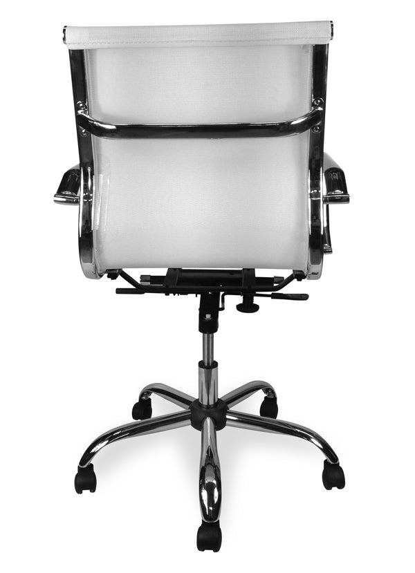 Designer Mesh Boardroom Office Chair - White - image 4