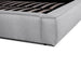 Queen Bed Frame in Pearl Grey fabric - image 4