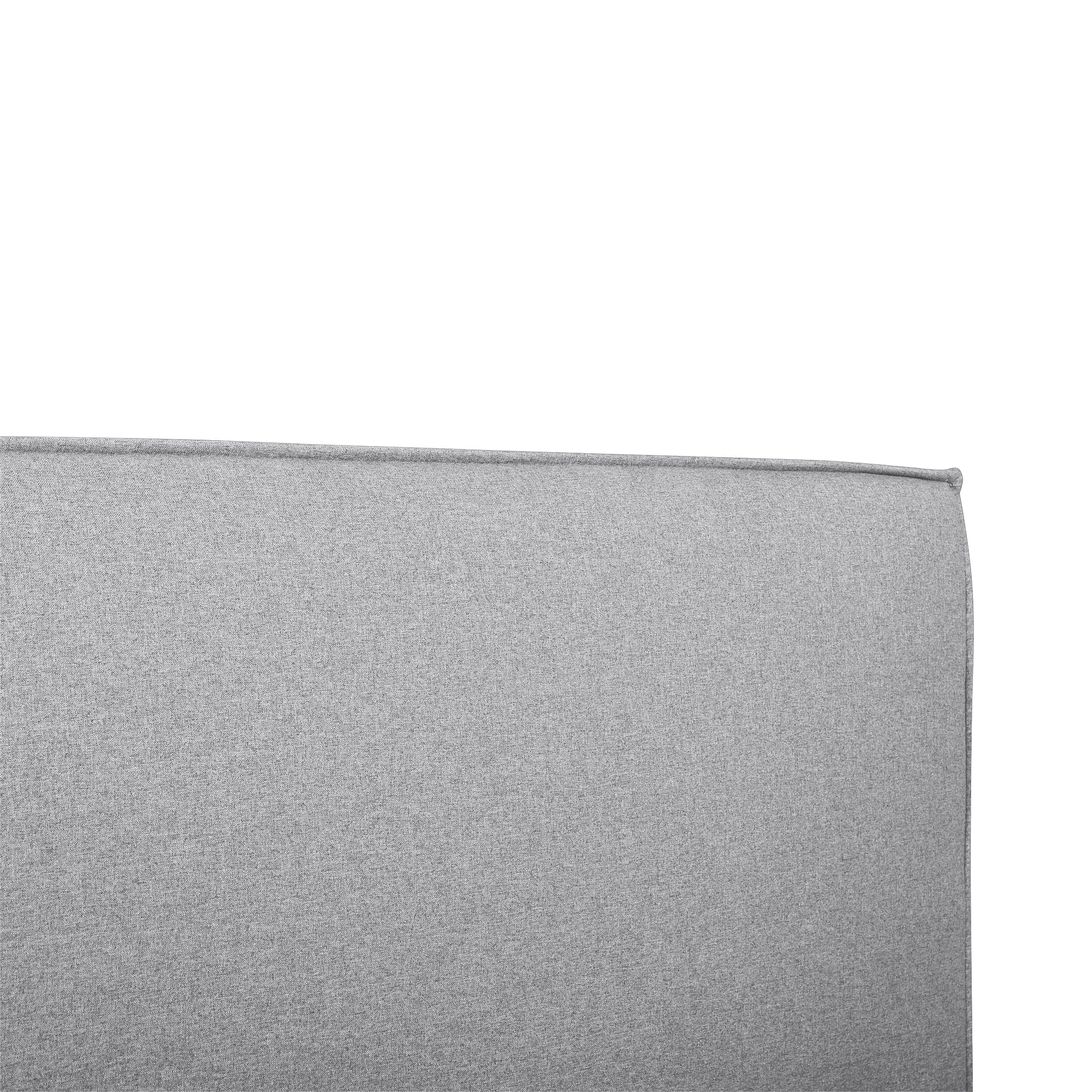 King Bed Frame - Pearl Grey Fabric - image 6