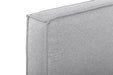 Queen Bed Frame in Pearl Grey fabric - image 5