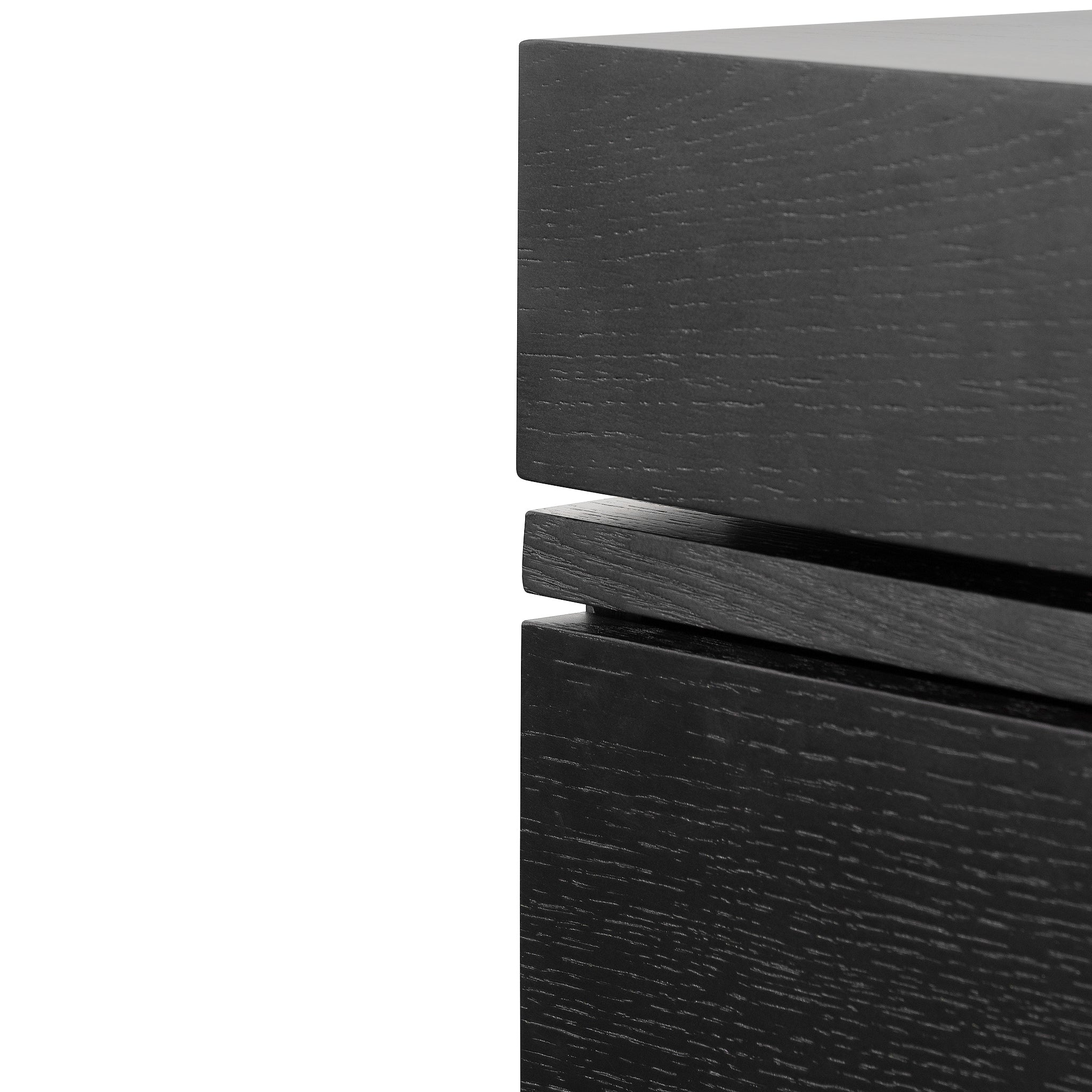 Lukas Extendable Entertainment TV Unit - Black Oak