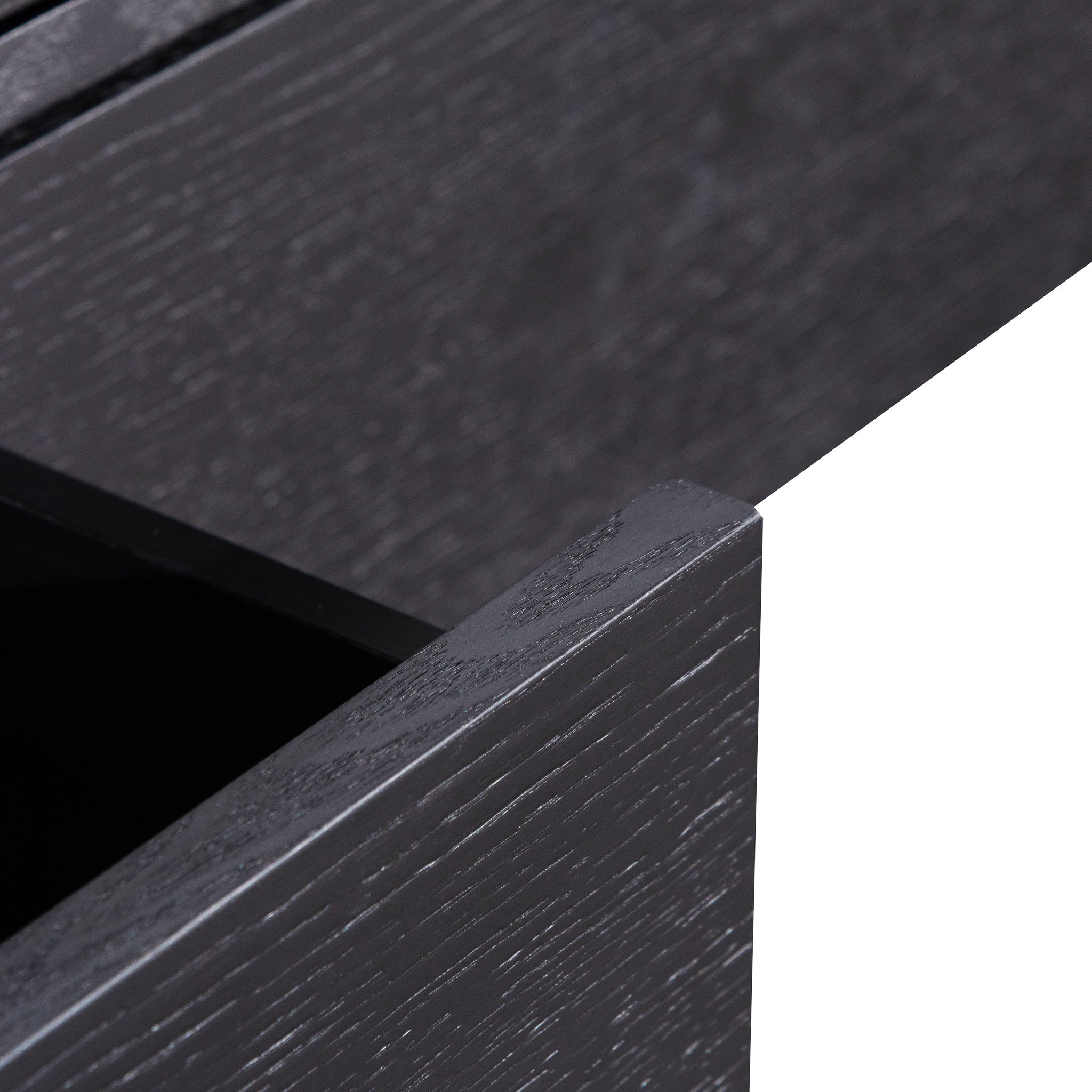 Lukas Extendable Entertainment TV Unit - Black Oak