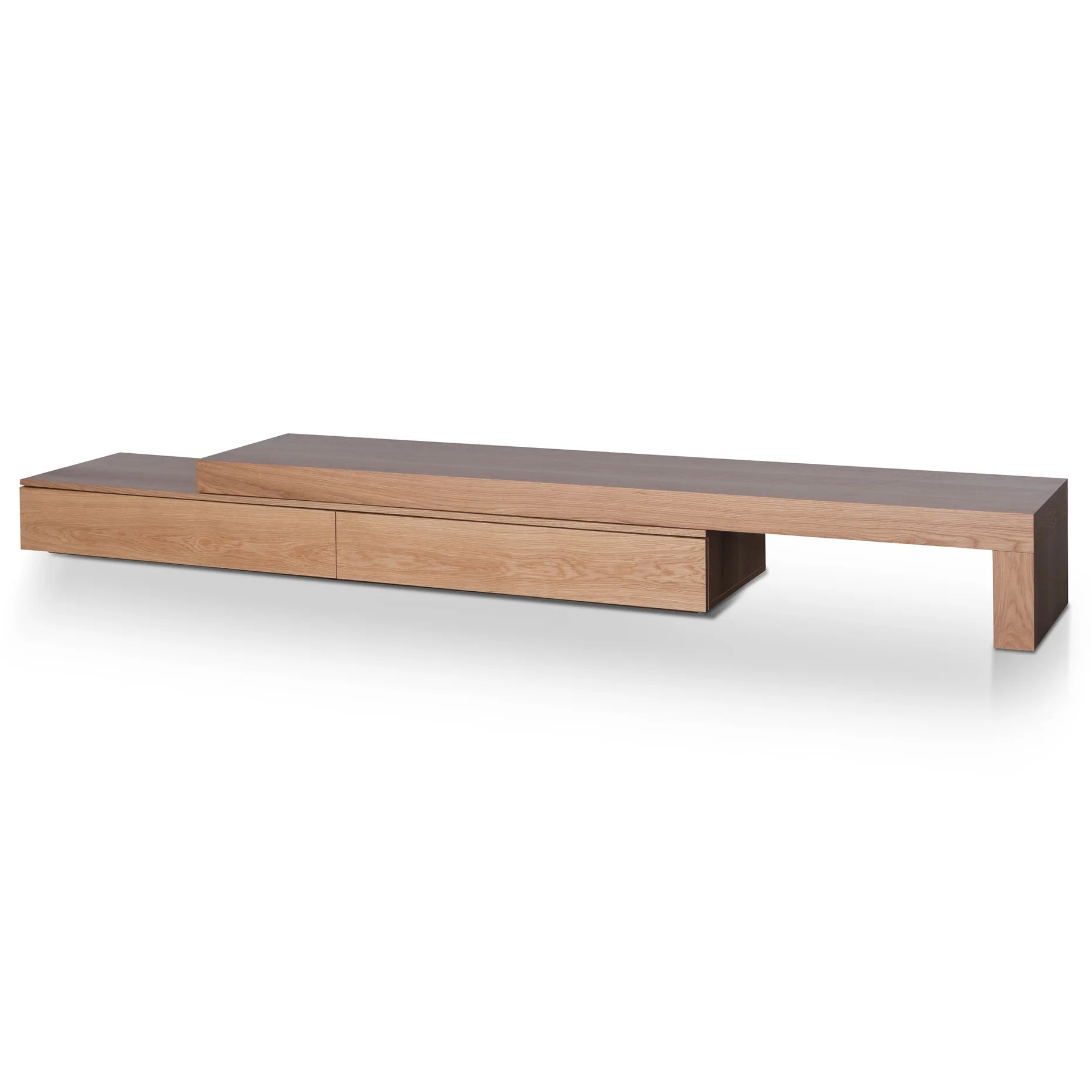 Extendable Entertainment TV Unit - Walnut