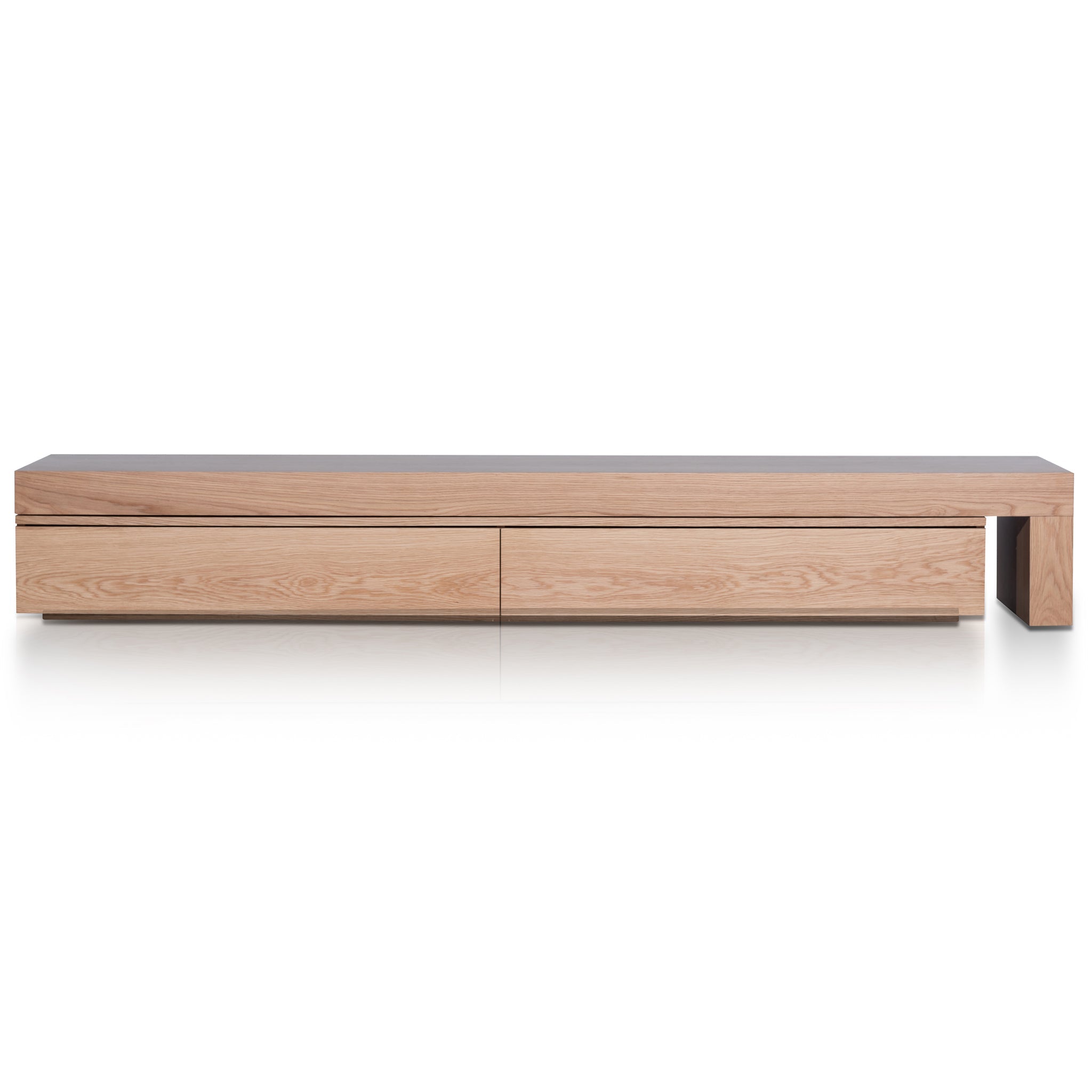 Extendable TV Entertainment Unit - Natural Oak - image 2