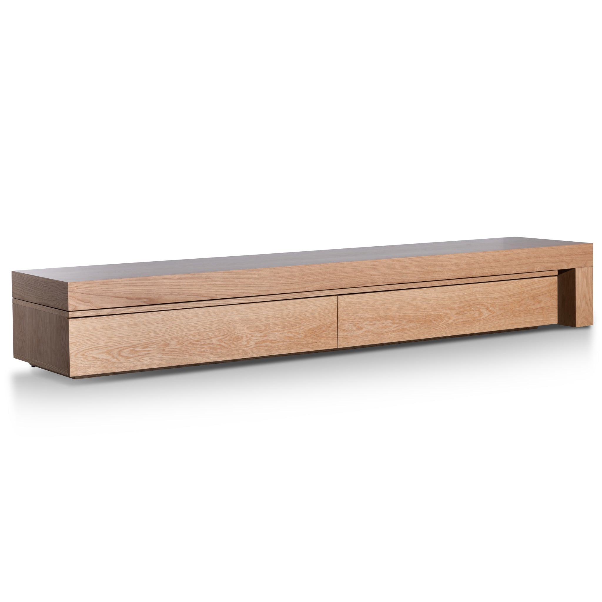 Extendable TV Entertainment Unit - Natural Oak - image 4