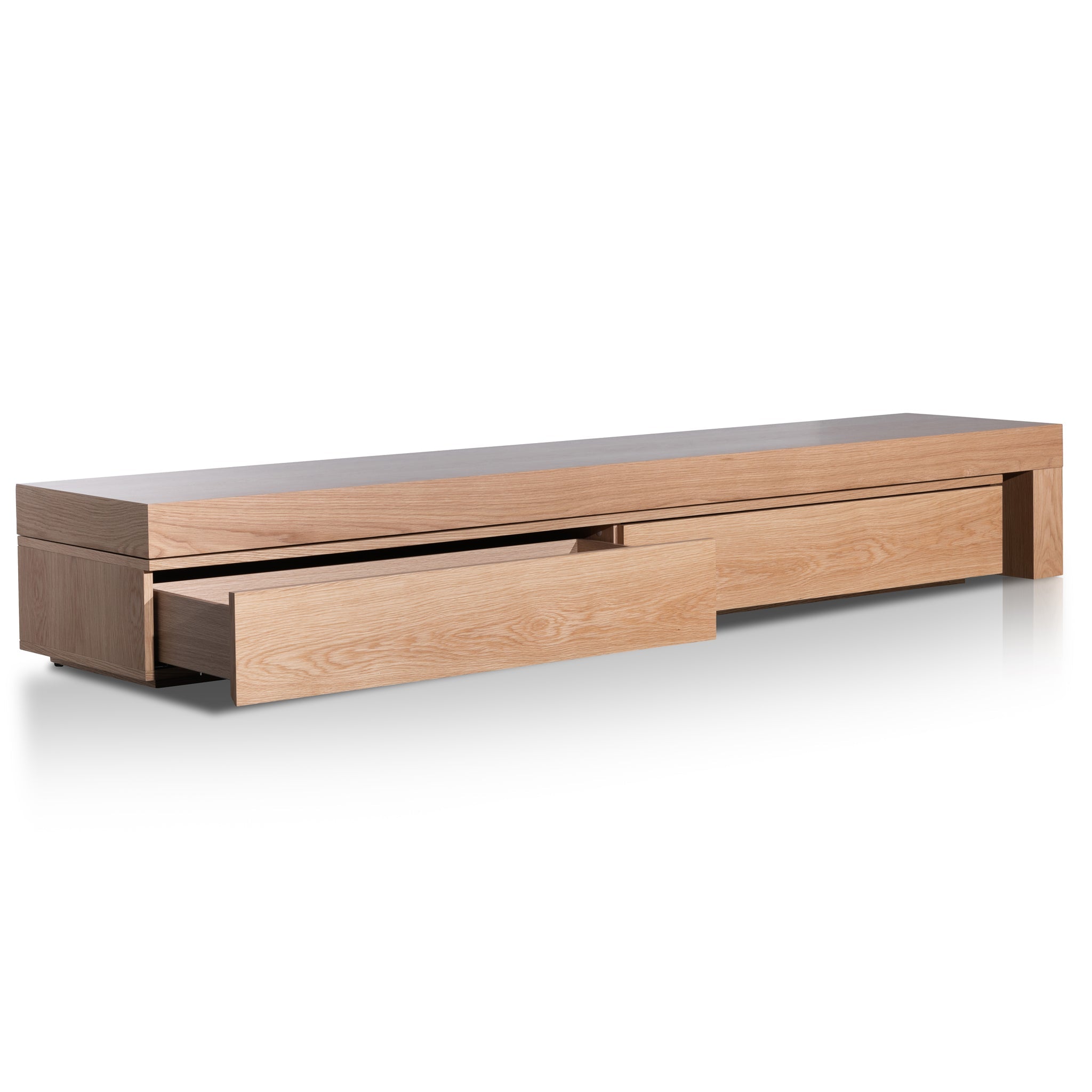 Extendable TV Entertainment Unit - Natural Oak - image 5