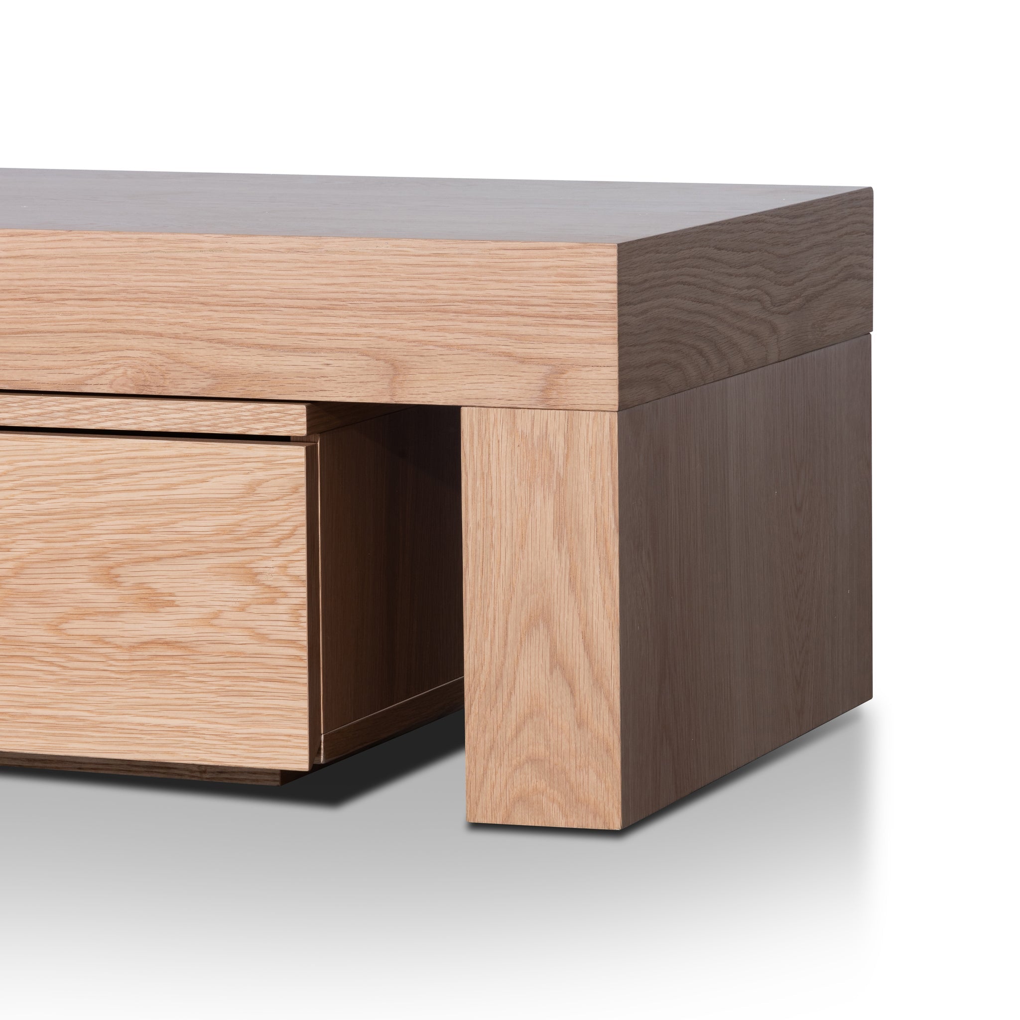 Extendable TV Entertainment Unit - Natural Oak - image 9