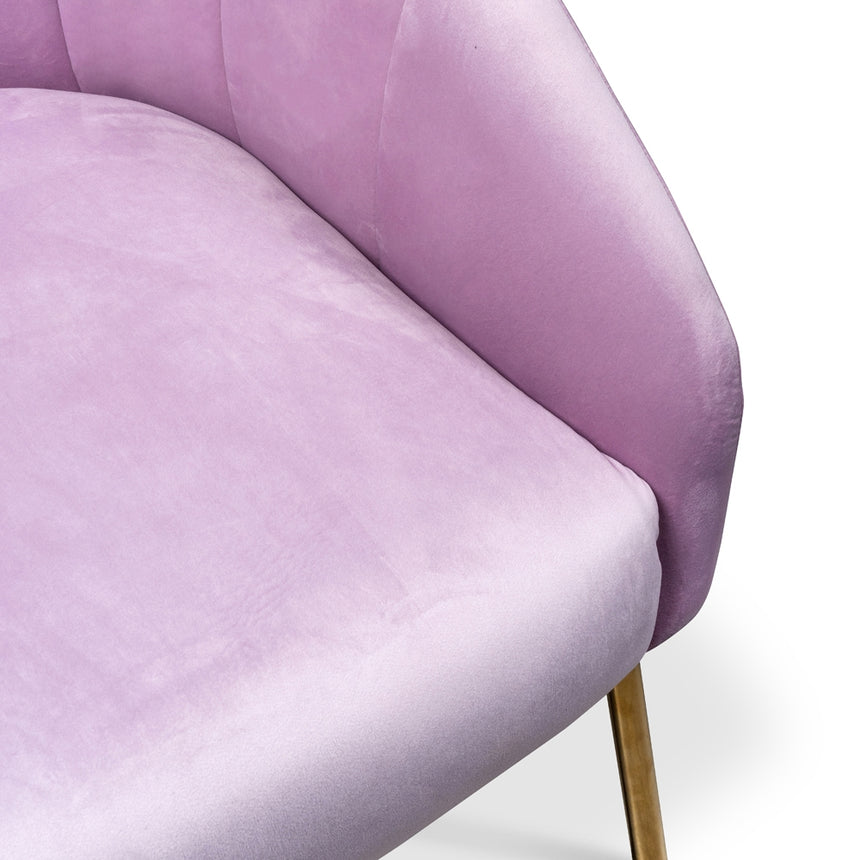 Armchair - Blush Velvet