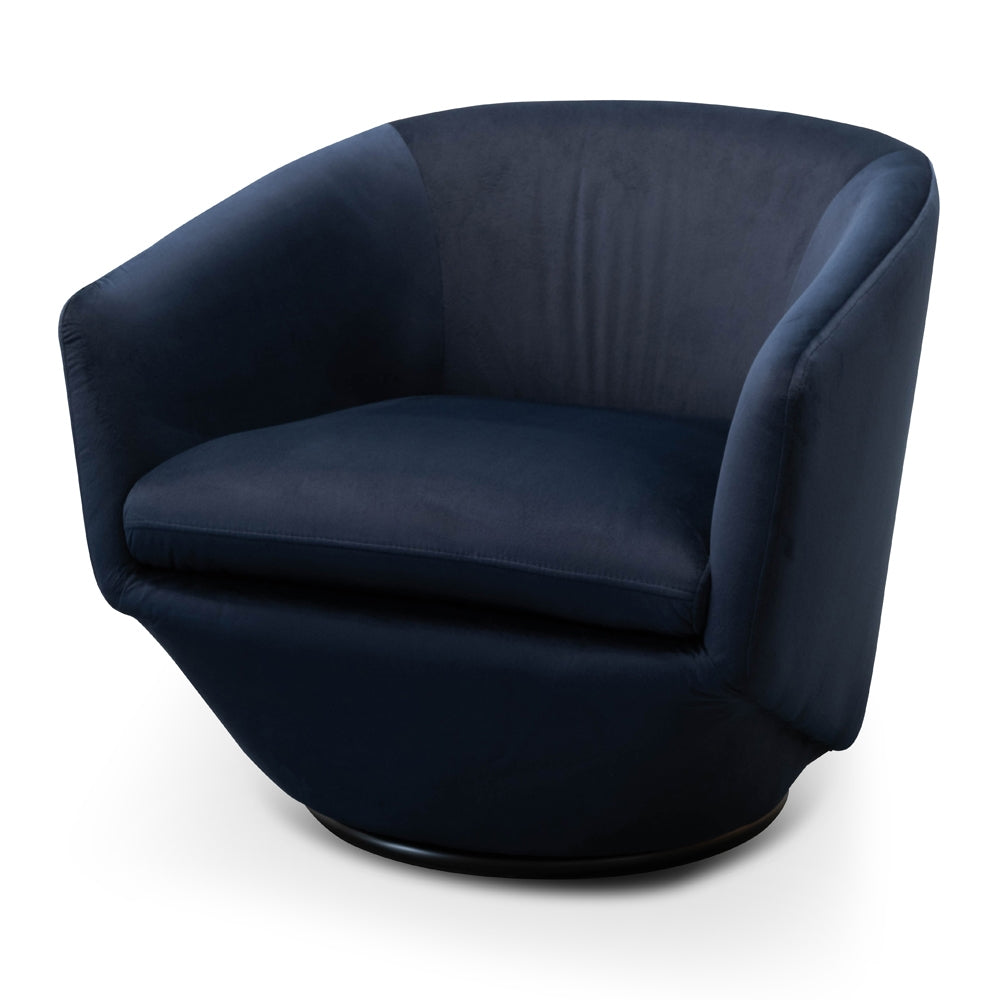 CLC2534-KSO Swivel Lounge Chair - Navy Velvet