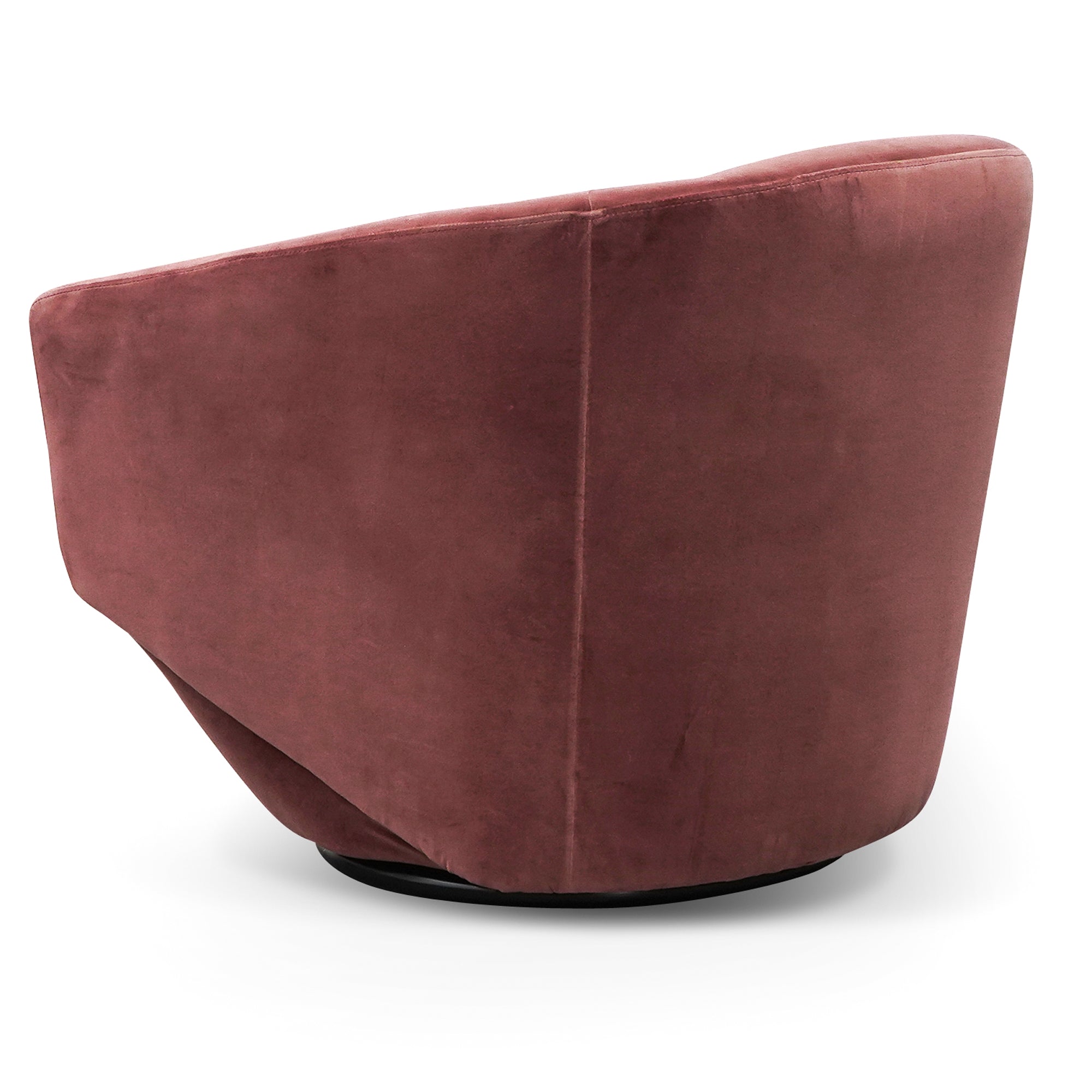 Swivel Lounge Chair - Blood Orange