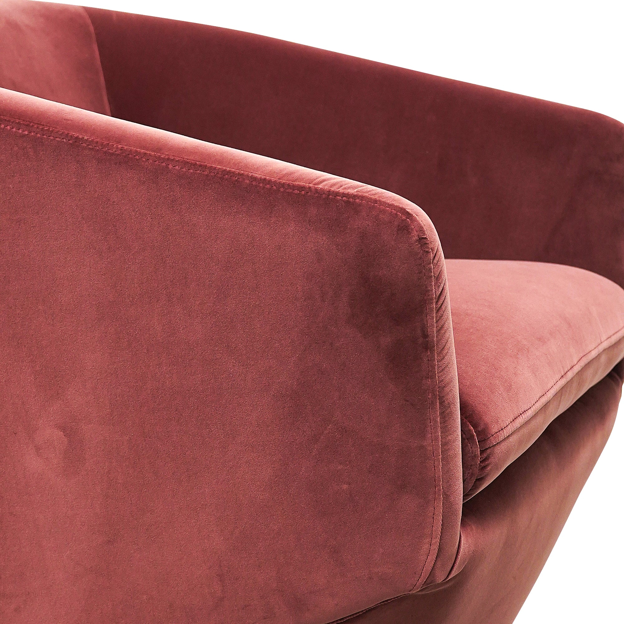 Swivel Lounge Chair - Blood Orange