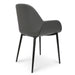 Showcasing Ranino Dining Chair in Charcoal Grey PU With Black Legs (Set of 2) DC962-SDx2 Dining Chair by Calibre Furniturs