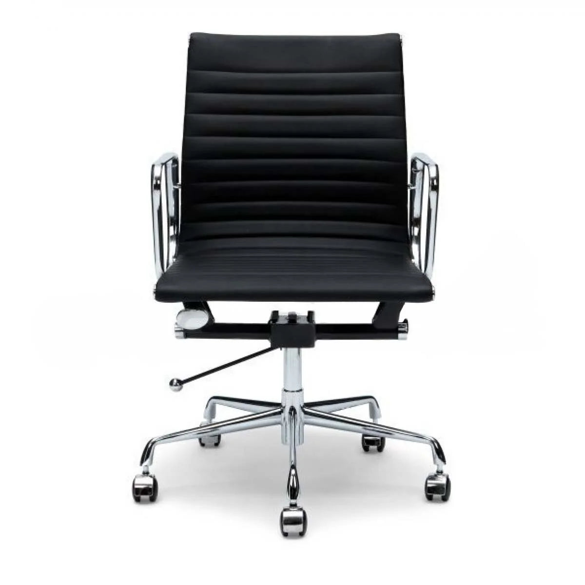 Showcasing Kenuta Leather Office Chair - Black OC101 Office Chair by Calibre Furnitures
