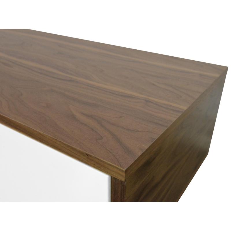 2.1m Lowline TV Entertainment Unit - Walnut