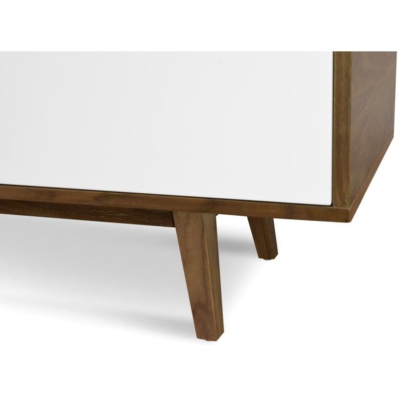 2.1m Lowline TV Entertainment Unit - Walnut