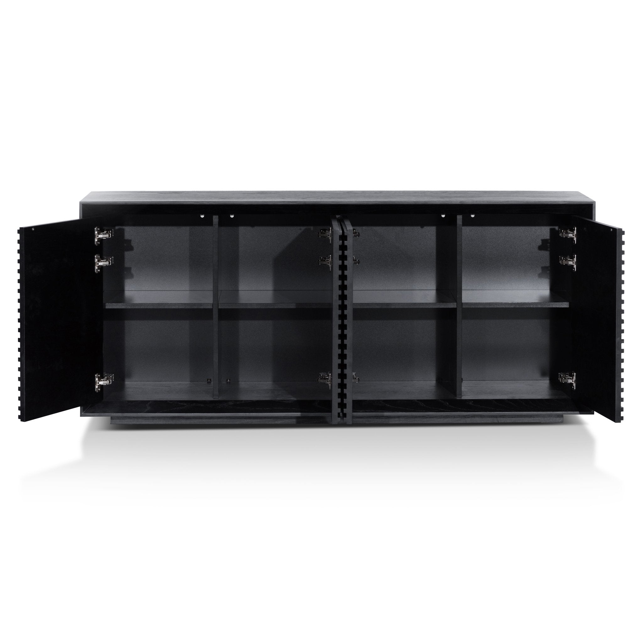 Maribel 1.8m Wooden Sideboard - Black Oak
