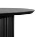  2.2m Wooden Dining Table - Black Oak - image 7