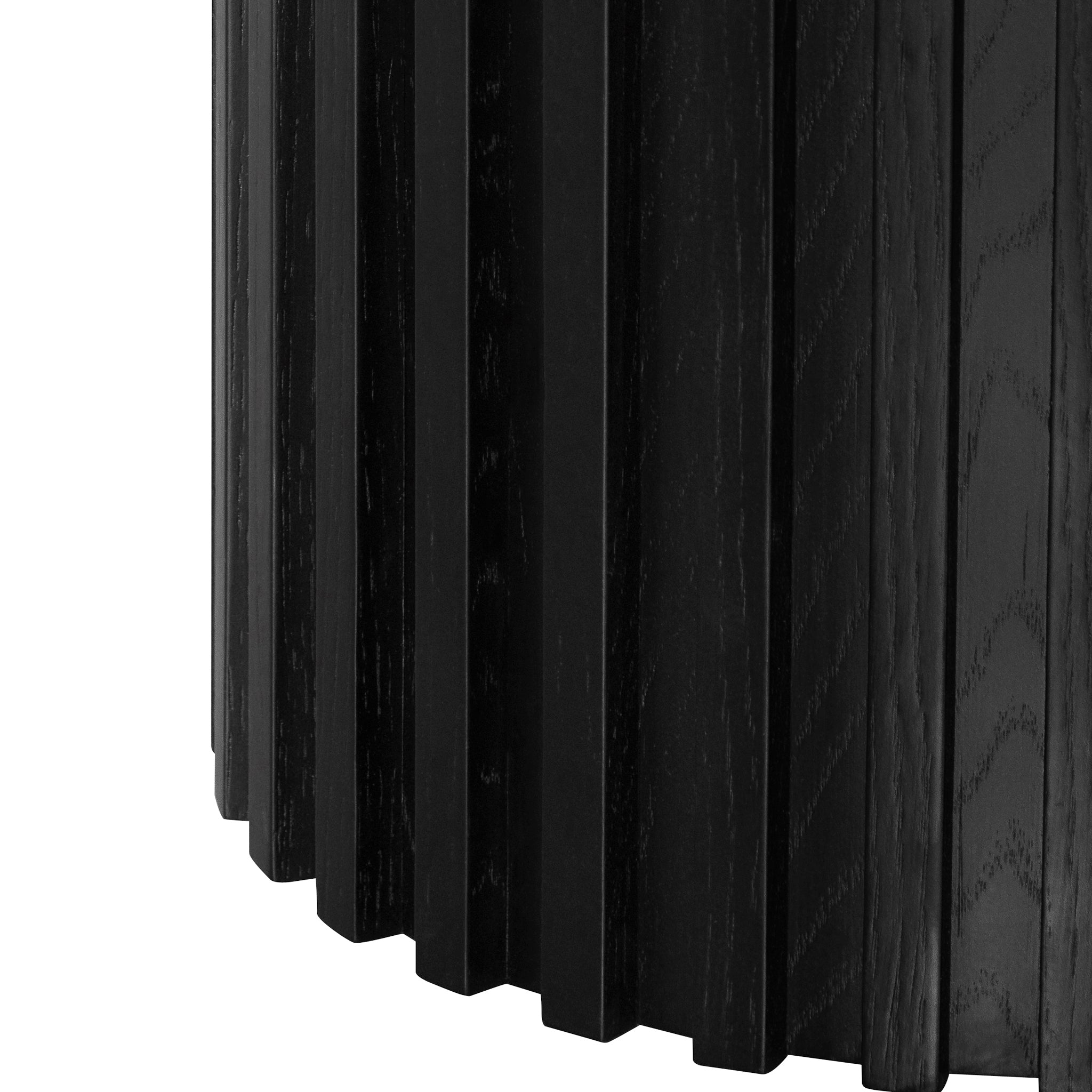  2.2m Wooden Dining Table - Black Oak - image 8