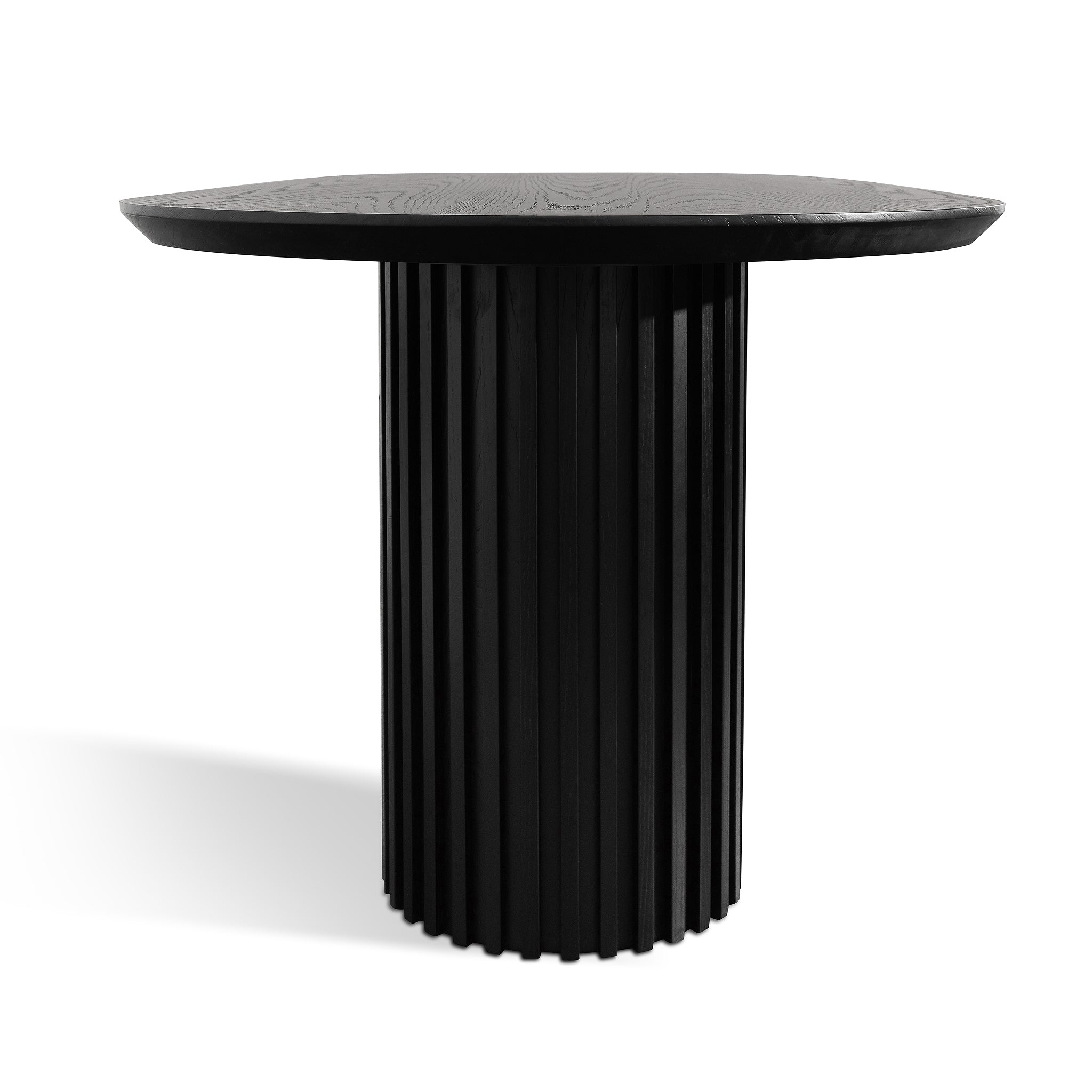  2.2m Wooden Dining Table - Black Oak - image 10