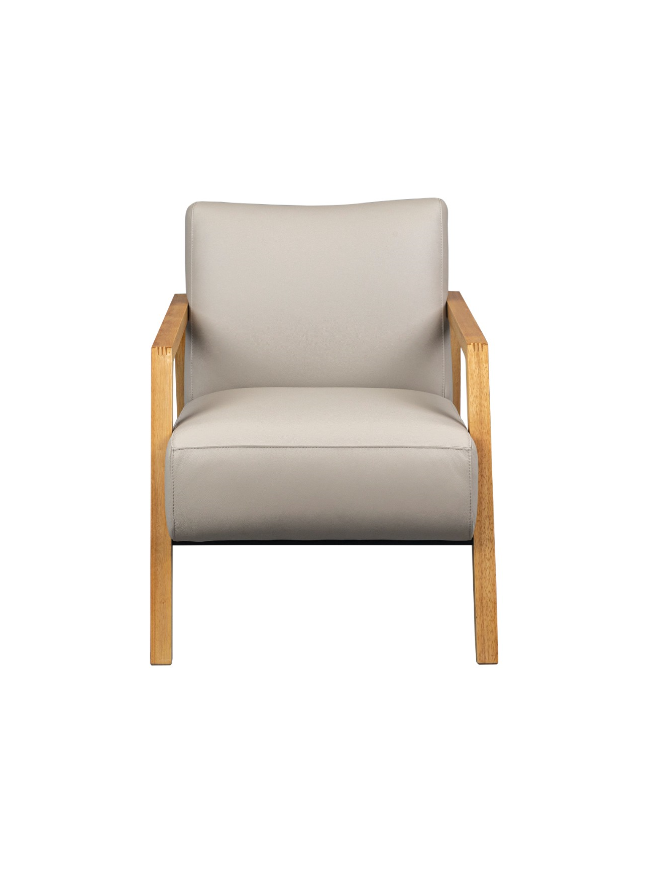 Mason Leather Armchair - Wheat