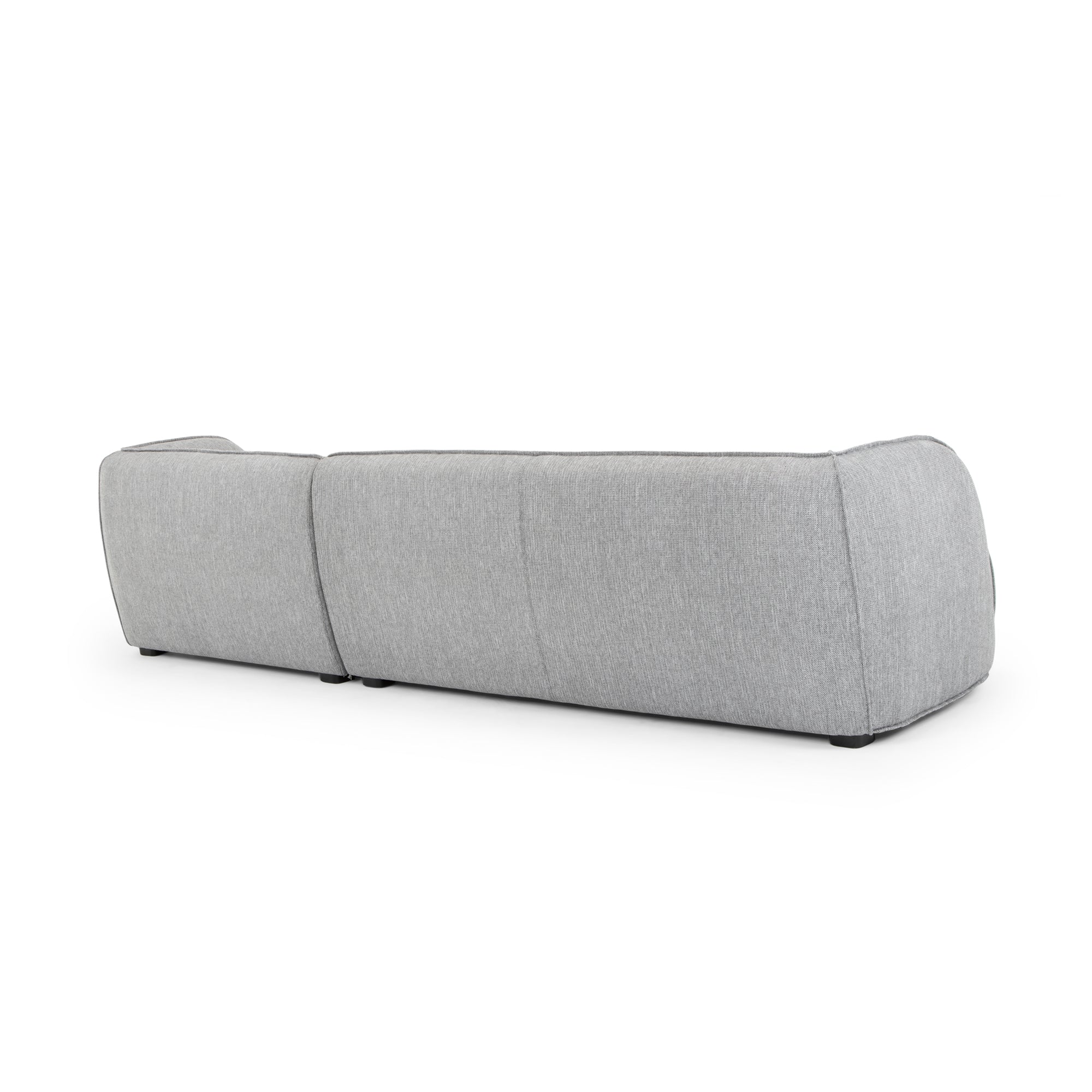3 Seater Right Chaise Sofa - Graphite Grey - image 3