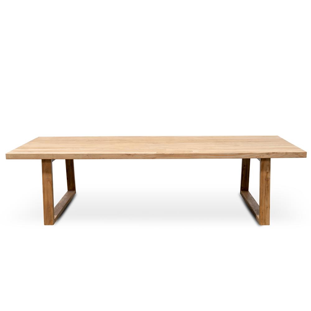Naples Reclaimed 3m Wooden Dining Table - Natural