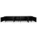 2.4m Entertainment TV Unit - Black Oak - image 4