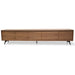 2.4m TV Entertainment  Unit - Walnut - image 2