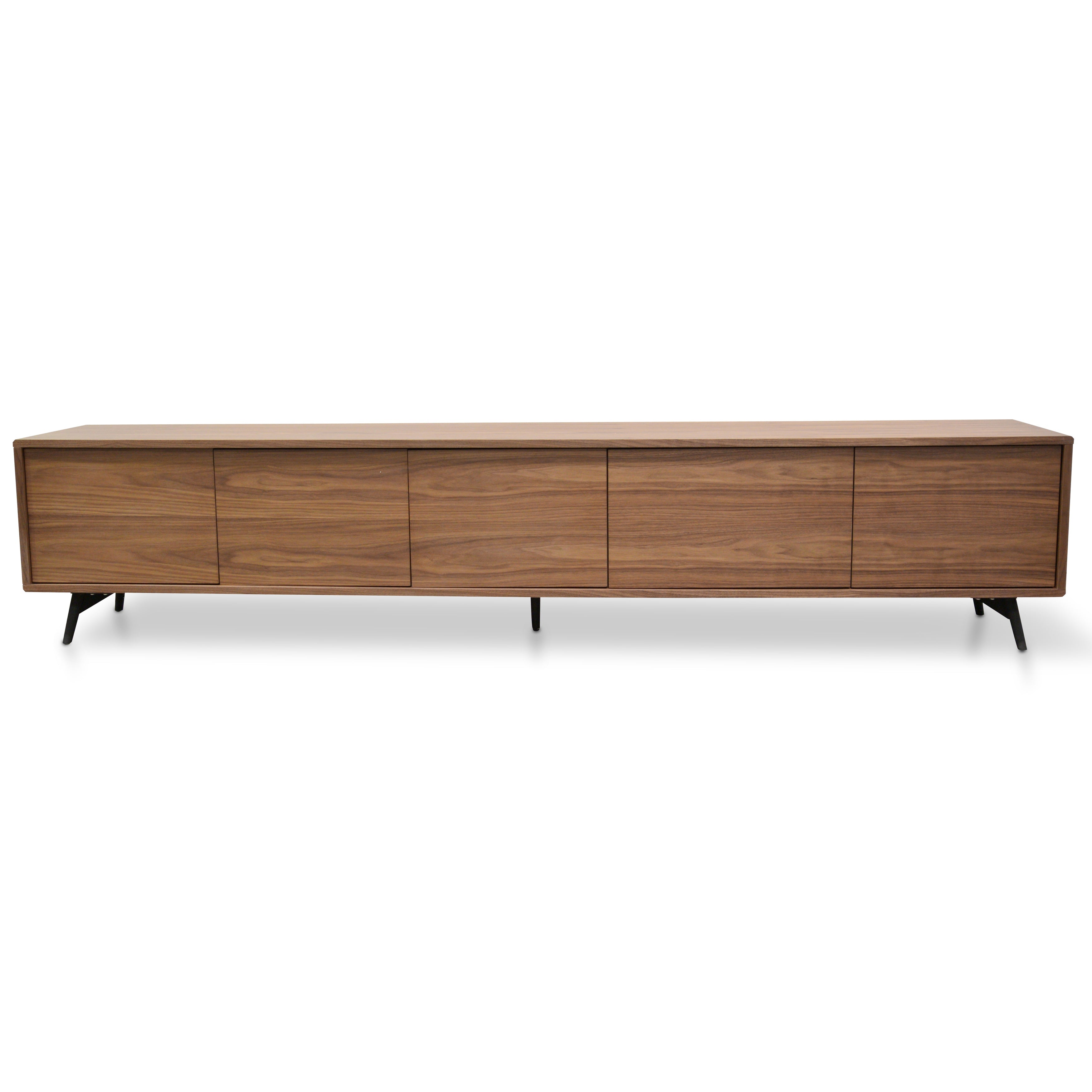 CTV106-BB 2.4m TV Entertainment  Unit - Walnut