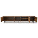 2.4m TV Entertainment  Unit - Walnut - image 4