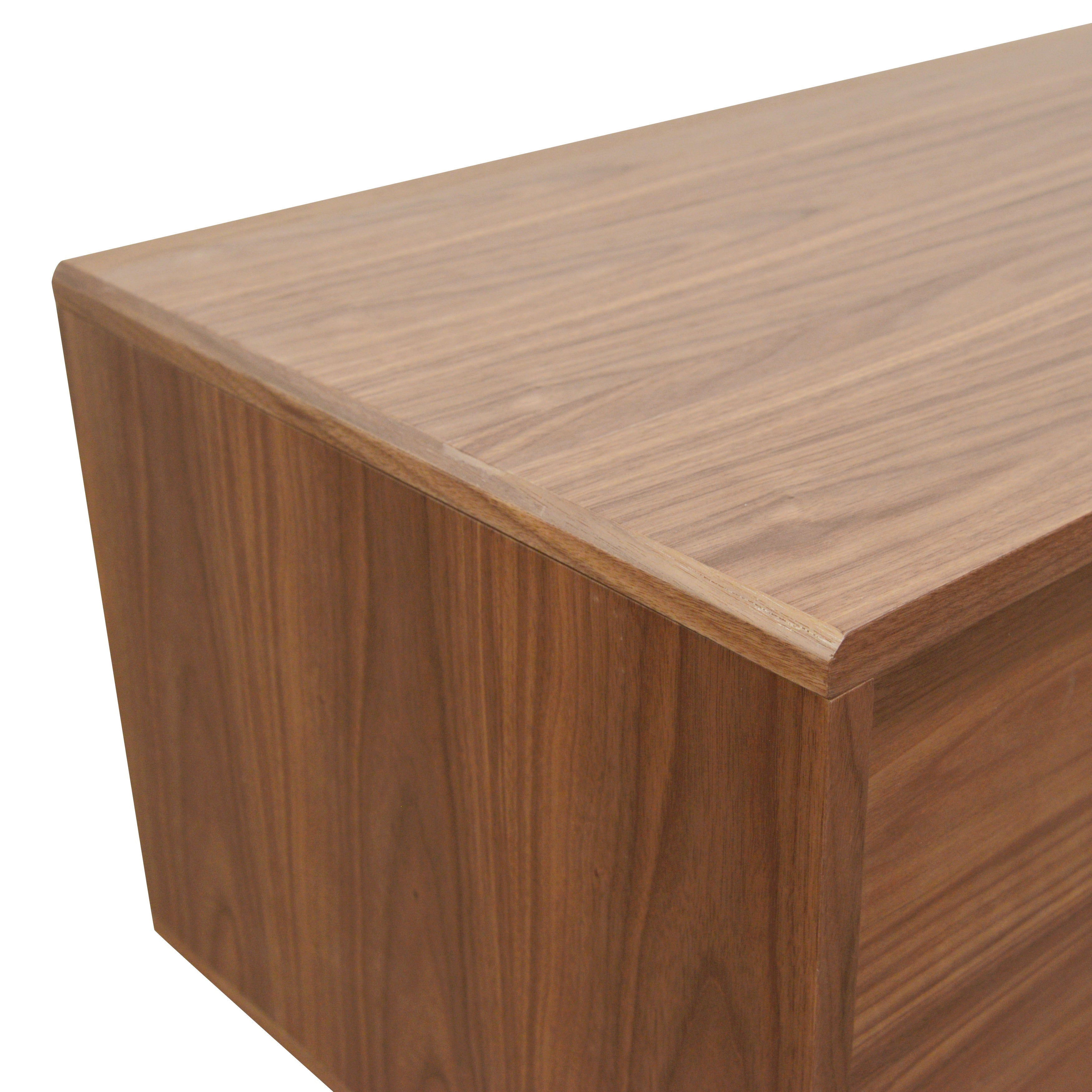 2.4m TV Entertainment  Unit - Walnut - image 7