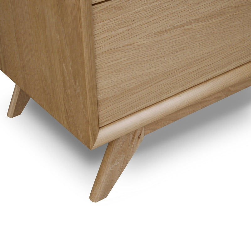 6 Drawer Wide Chest - Natural - image 4
